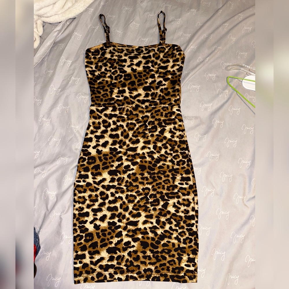 Shein dress cheetah